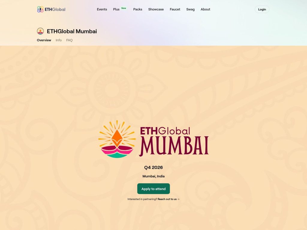ETHGlobal Mumbai website