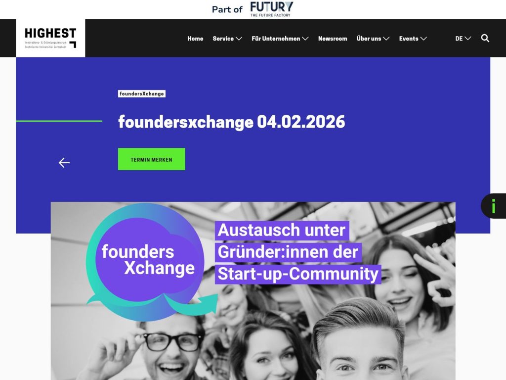 foundersXchange Darmstadt - Funding image