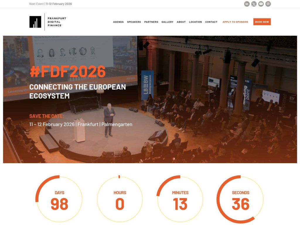 FRANKFURT DIGITAL FINANCE & EuropeanFintechDay image