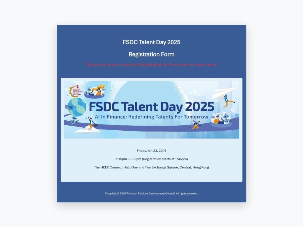 FSDC Talent Day 2025 - Event screenshot
