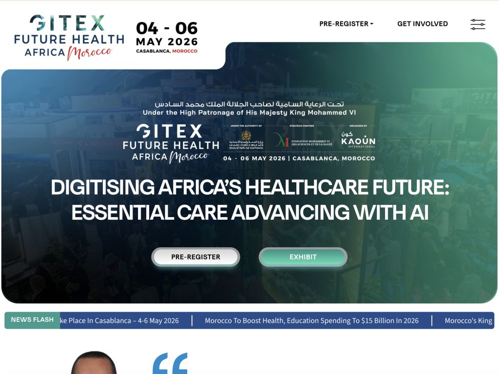 GITEX Future Health Africa 2026 website