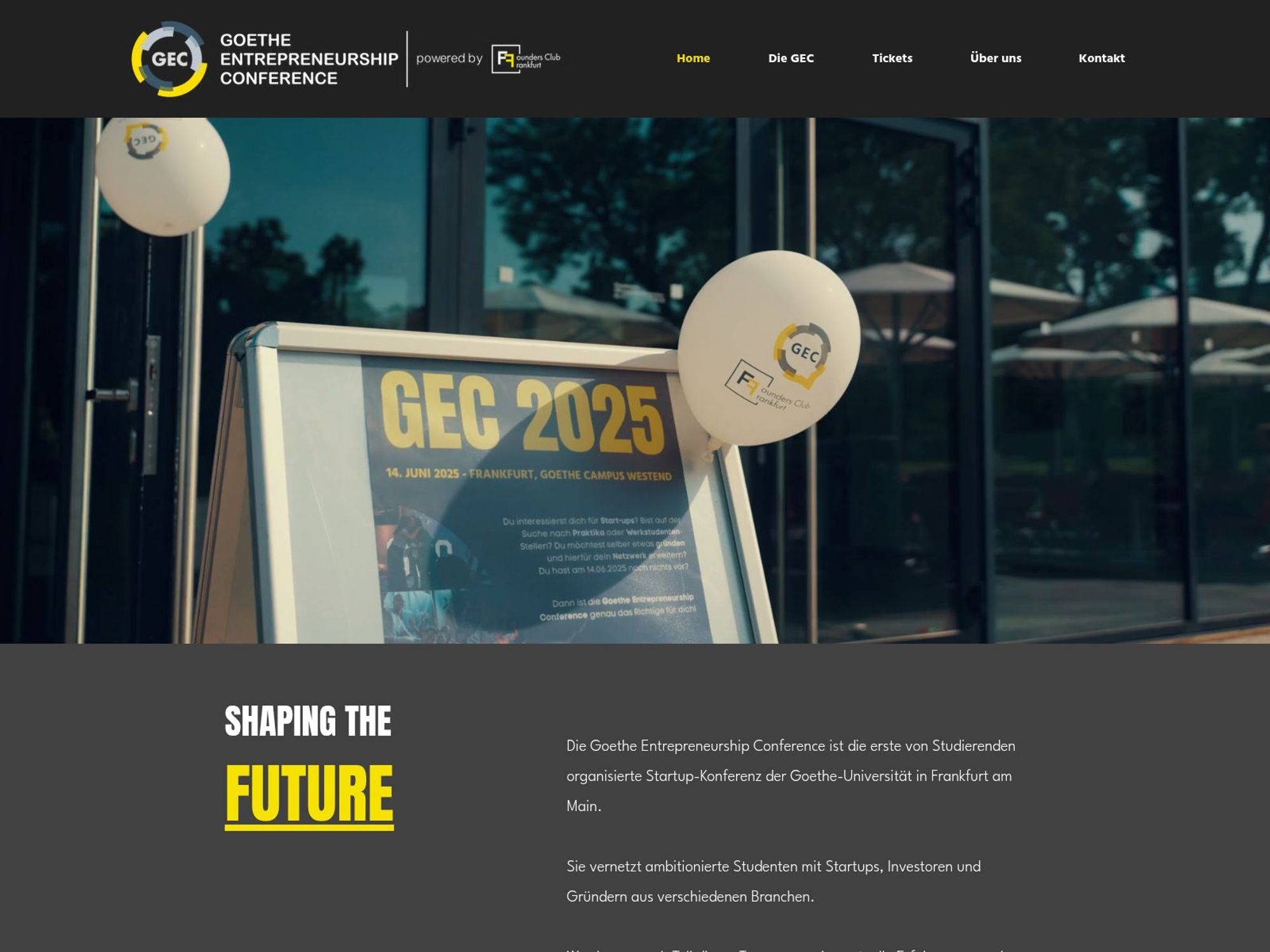 Goethe Entrepreneurship Conference 2026