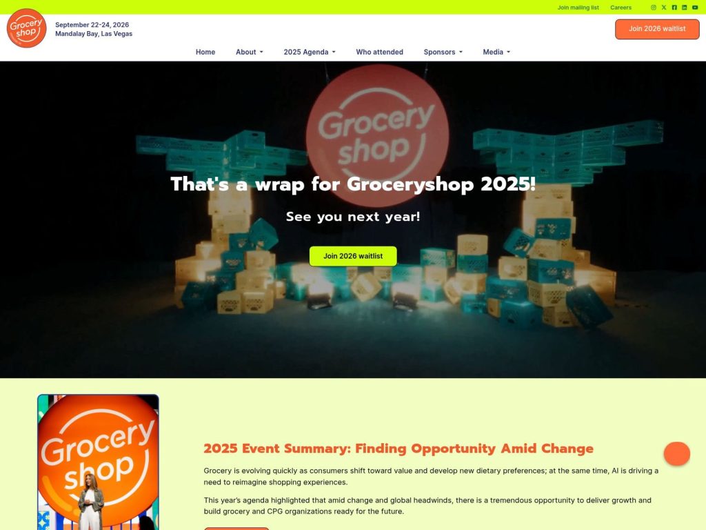 Groceryshop 2026 website