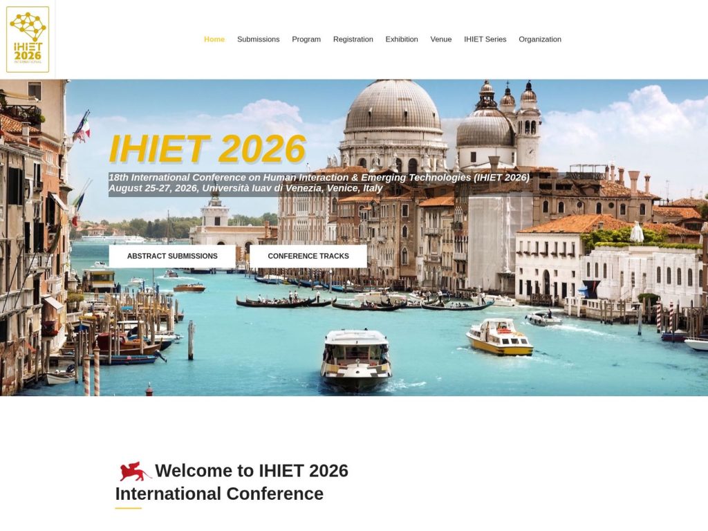 IHIET 2026 website