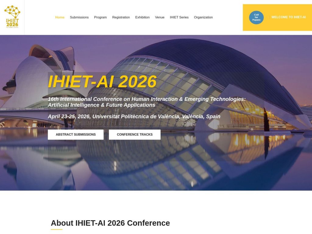 IHIET-AI 2026 website