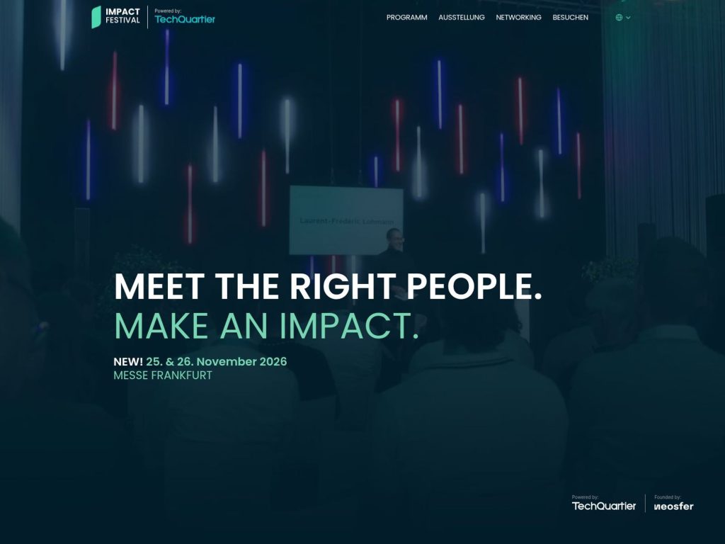 IMPACT FESTIVAL 2026 website