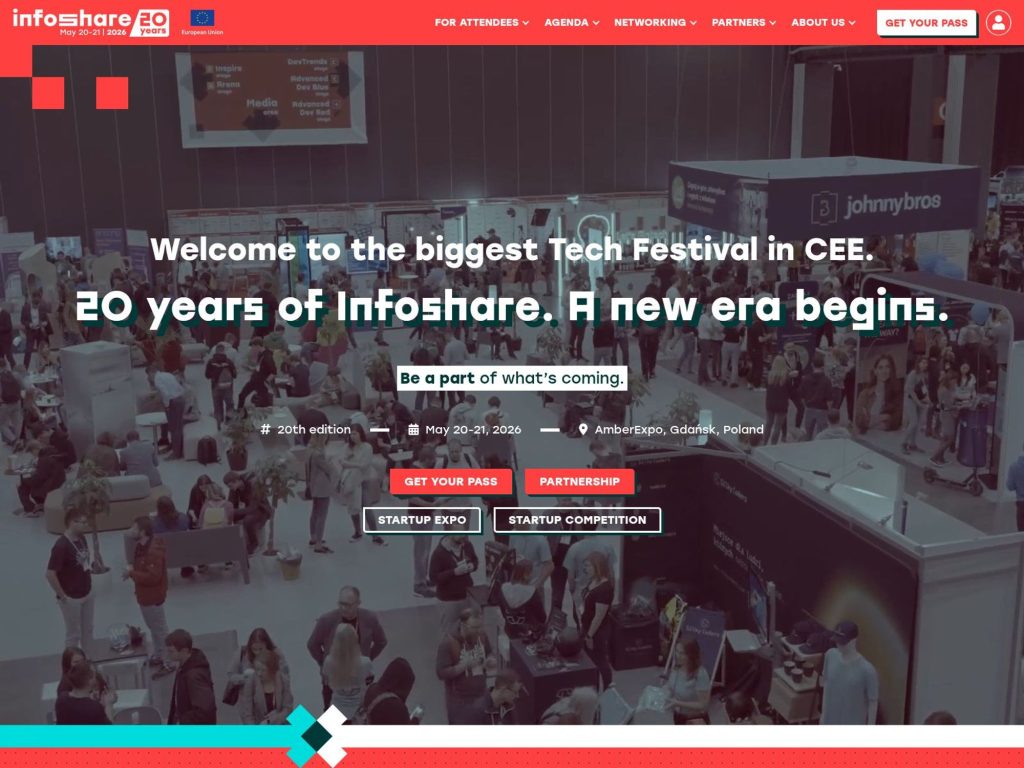 Infoshare 2026 website
