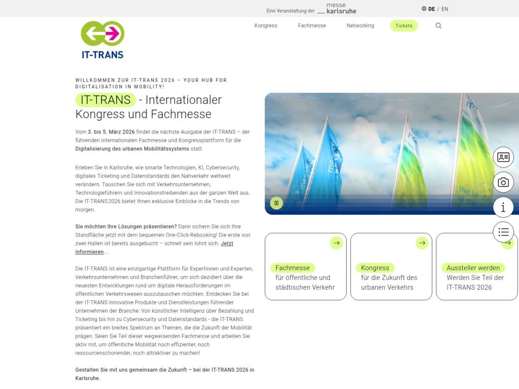 IT-TRANS 2026 website