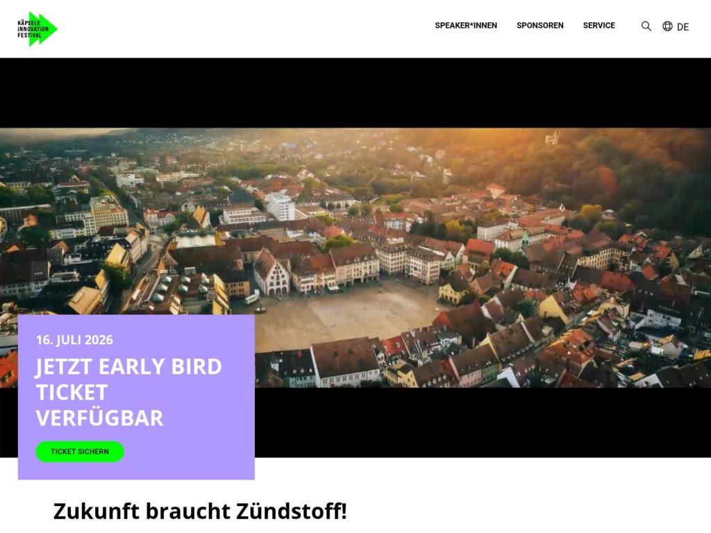 Käpsele Innovation Festival website