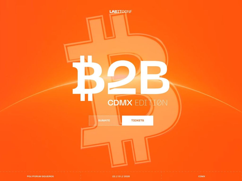 LABITCONF 2026 - Conferencia Latinoamericana de Bitcoin y Blockchain - Event screenshot