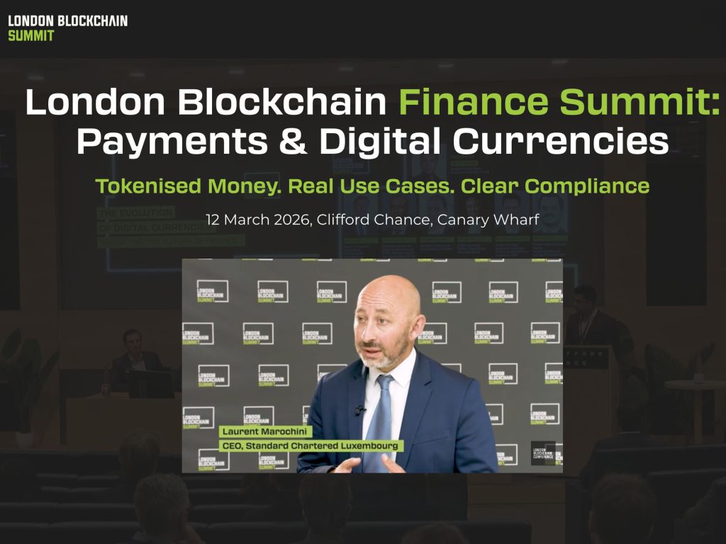 London Blockchain Summit website