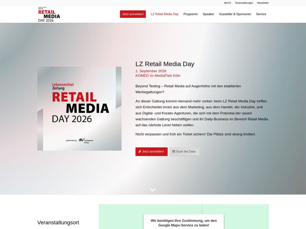 LZ Retail Media Day website