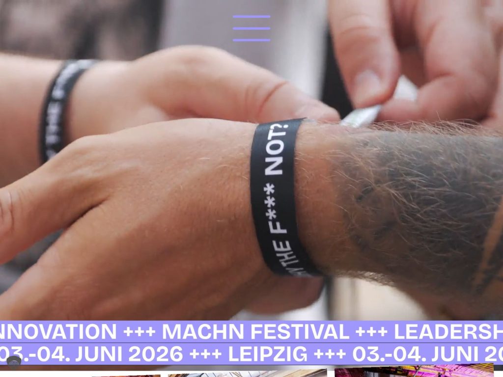 Machn Festival 2026 website