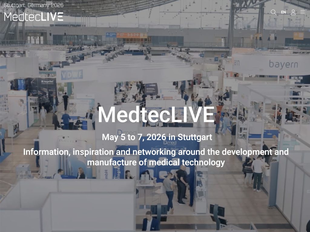 MedtecLIVE website