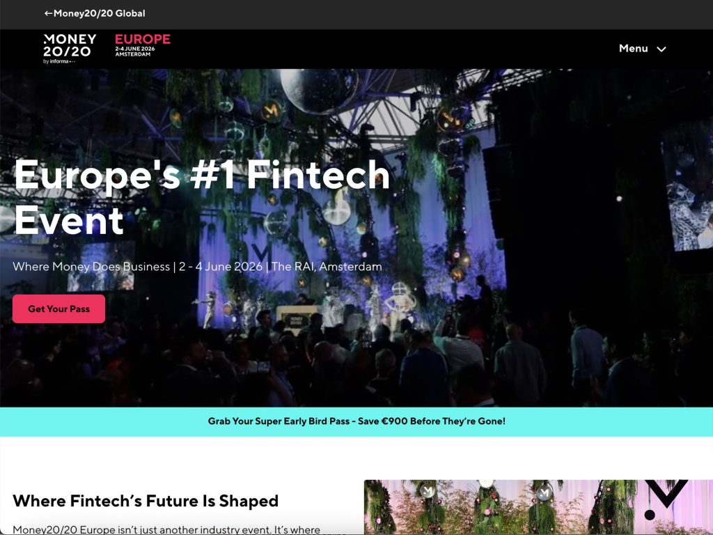Money20/20 Europe 2026 image