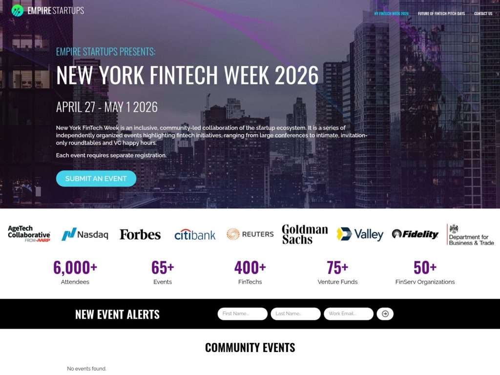 New York Fintech Week 2026 image