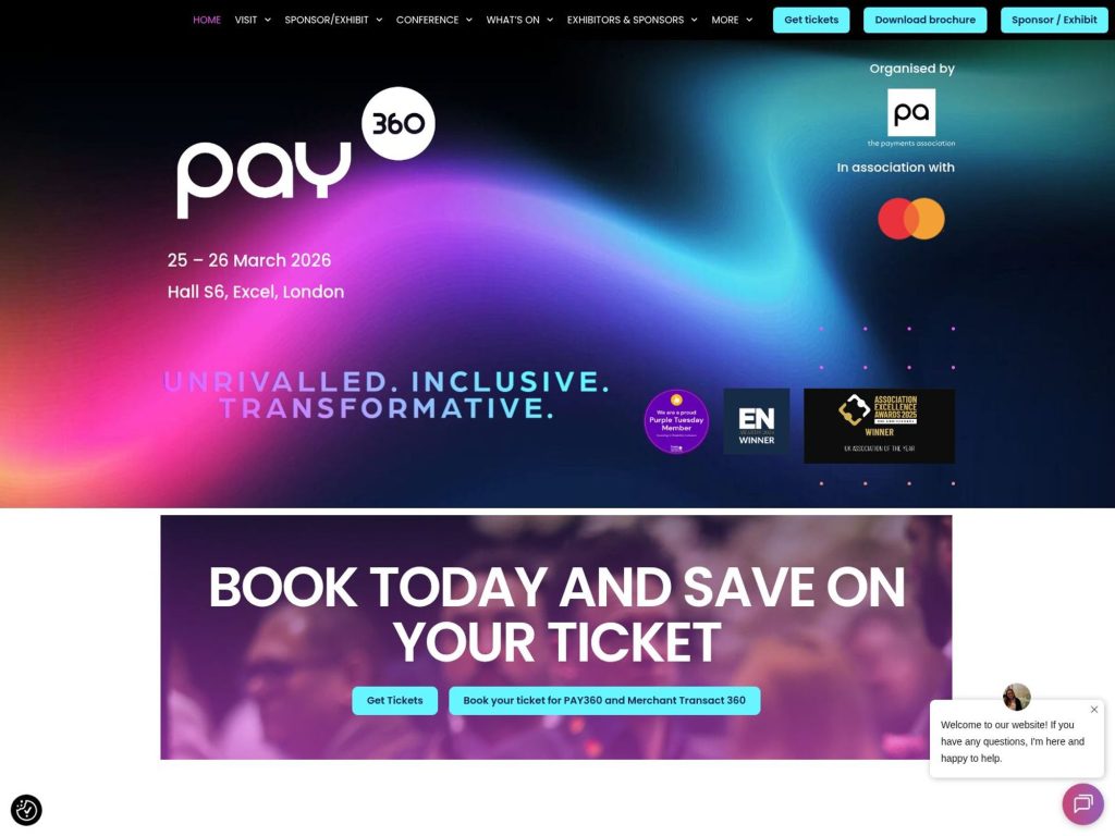 PAY360 2025 website
