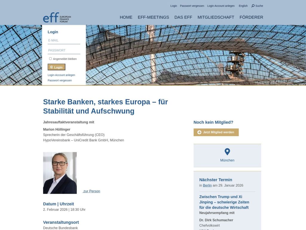 Starke Banken, starkes Europa – für Stabilität und Aufschwung image