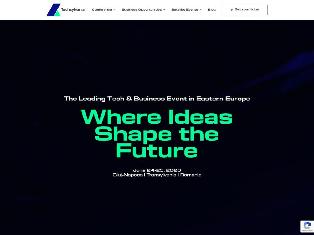 Techsylvania 2026 website