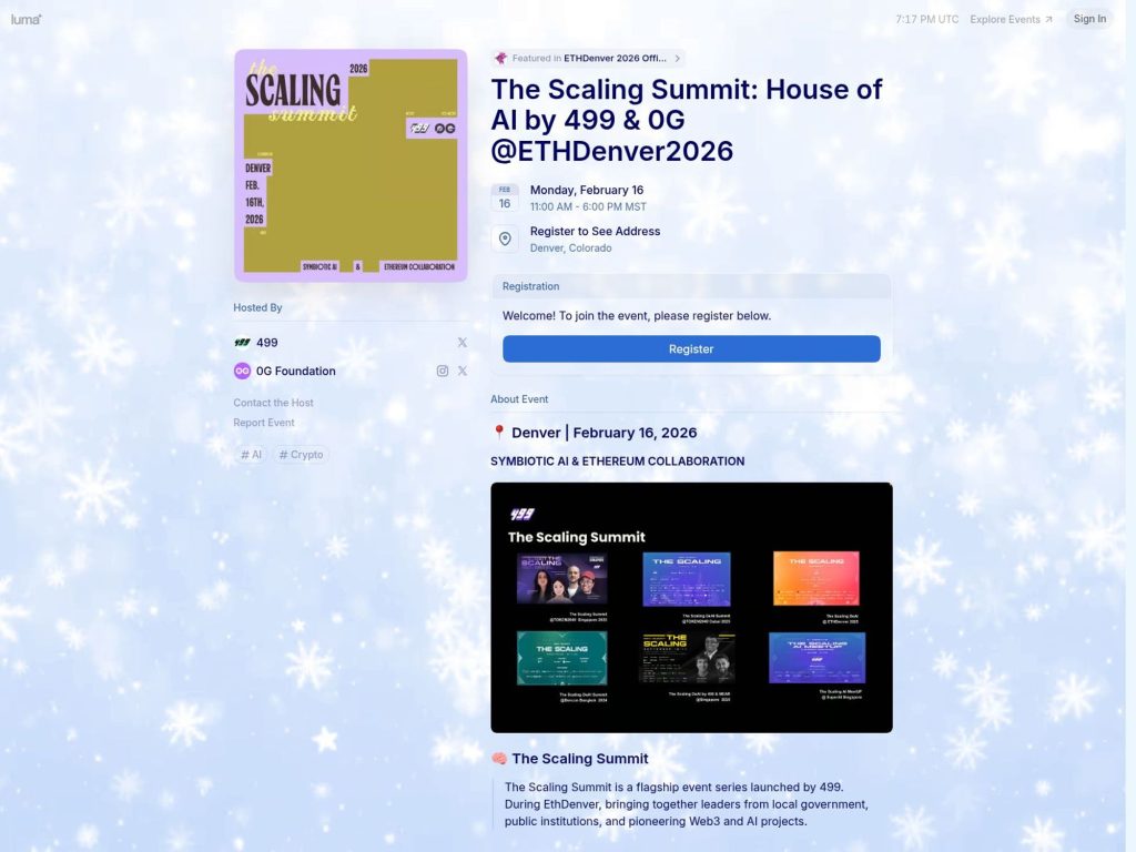 The Scaling Summit website