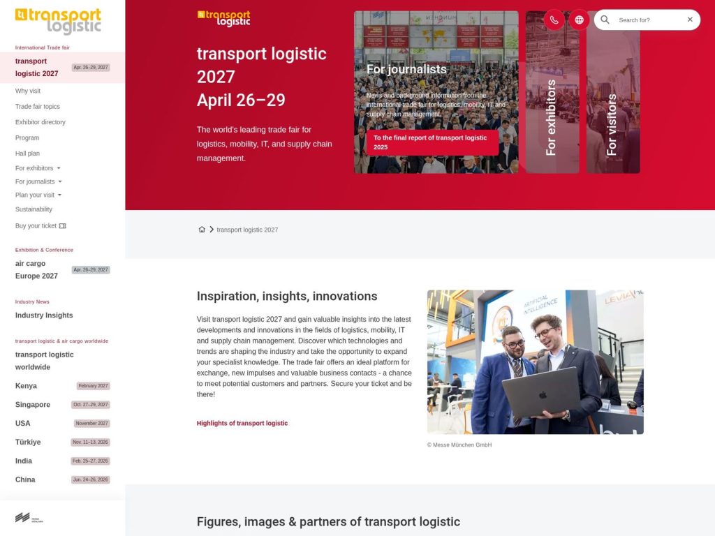 transport logistic 2027 website