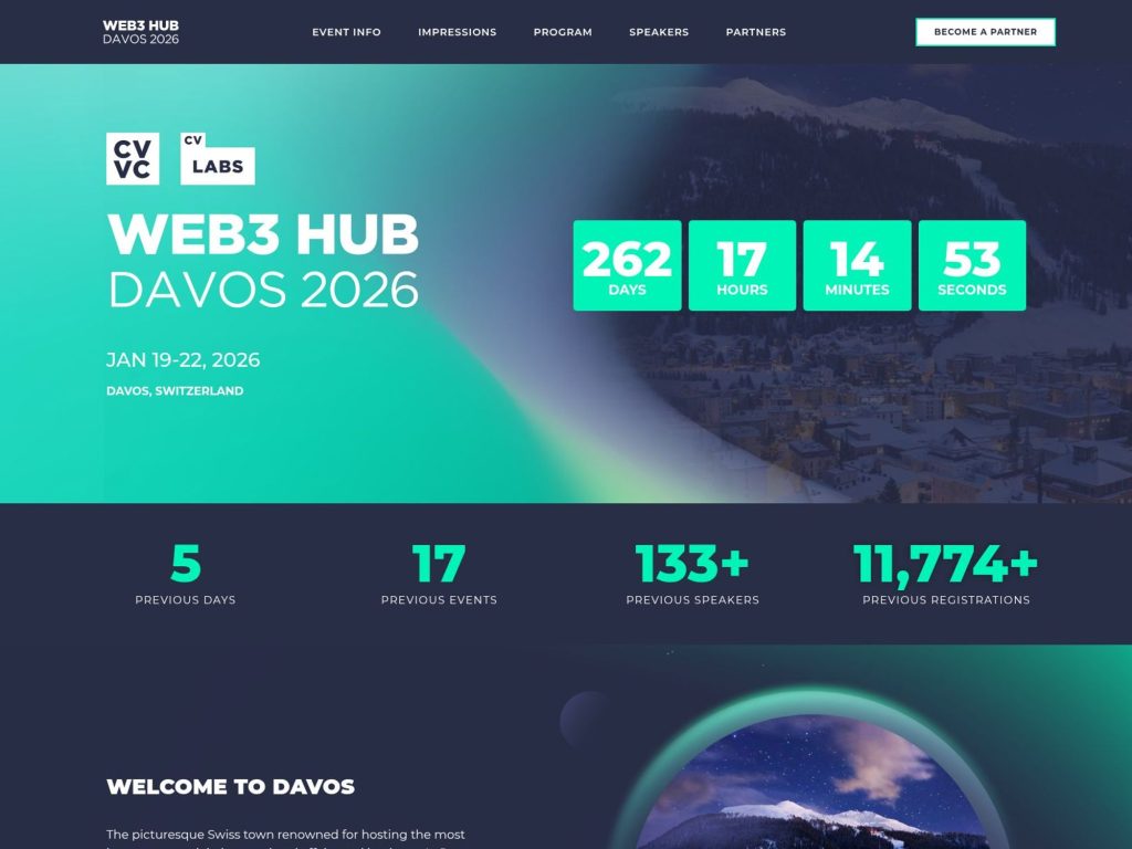 Web3 Hub Davos 2026 image