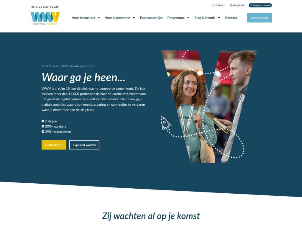 Webwinkel Vakdagen 2026 website