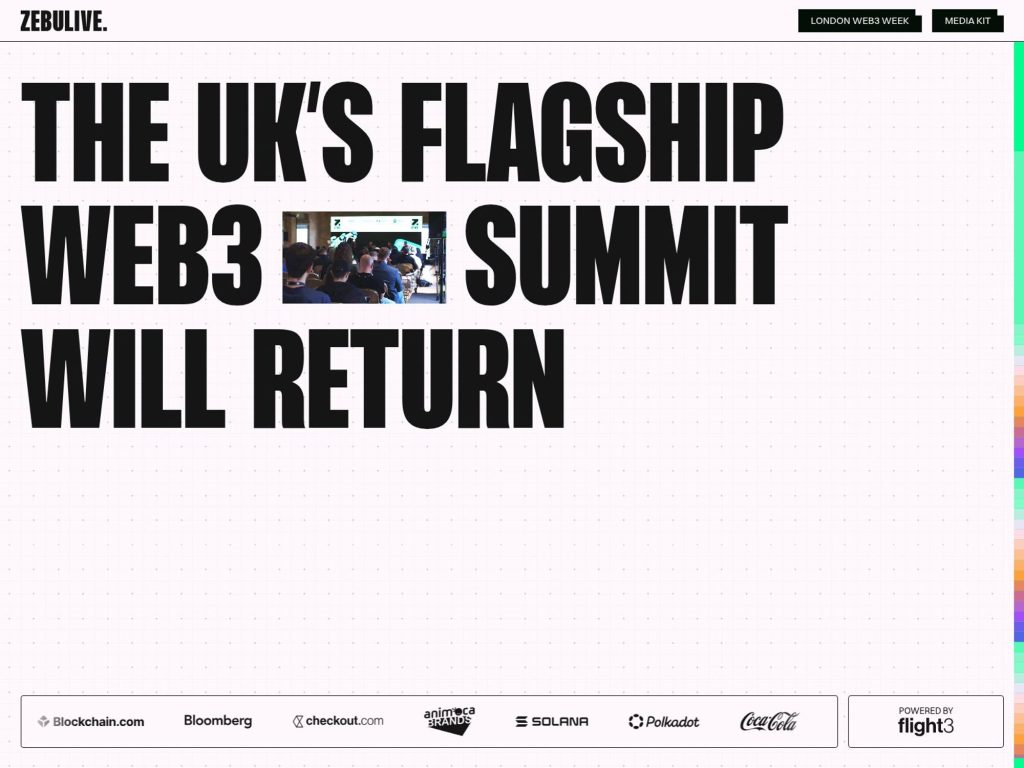 Zebu Live 2026 website