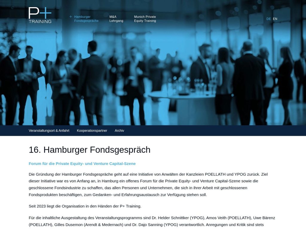 16. Hamburger Fondsgespräch website