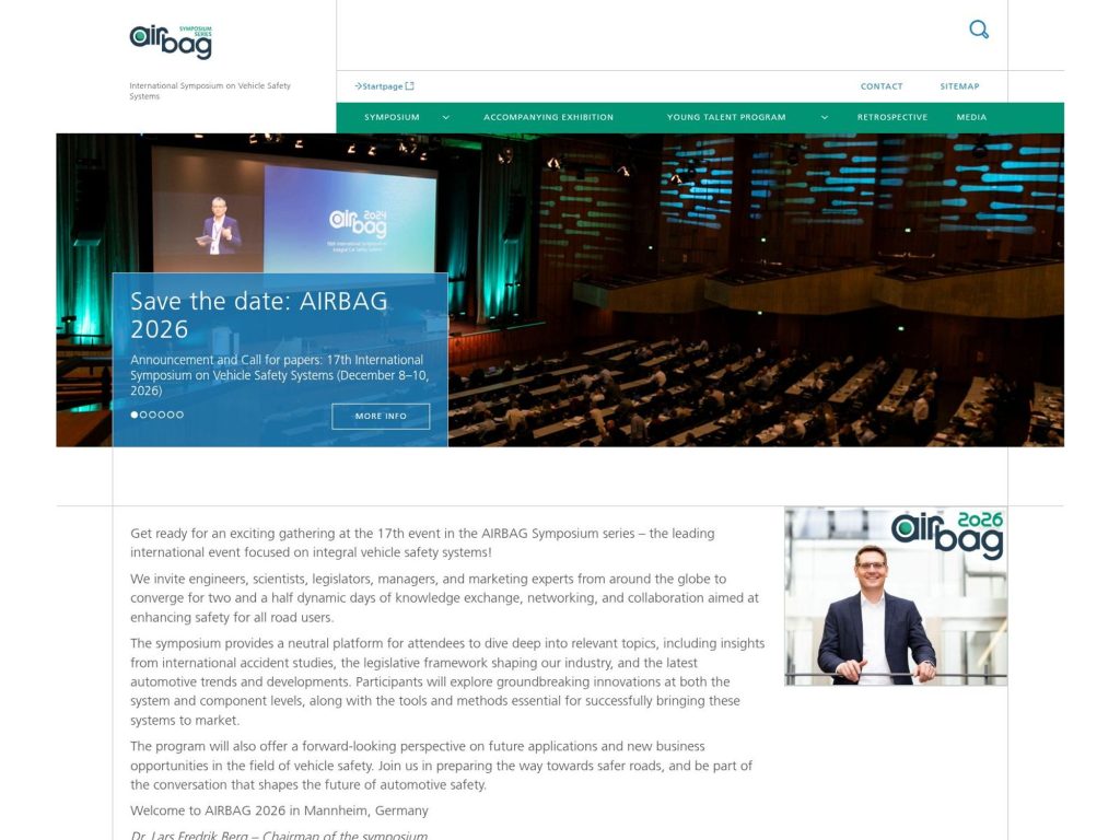 AIRBAG 2026 website