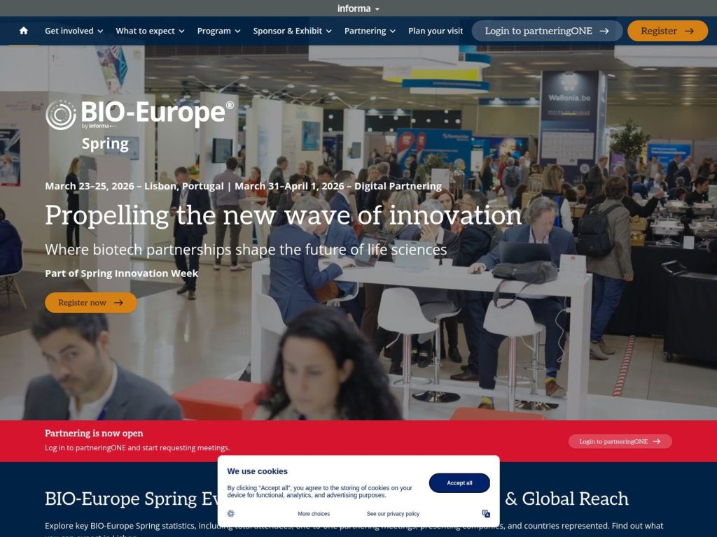BIO-Europe Spring website