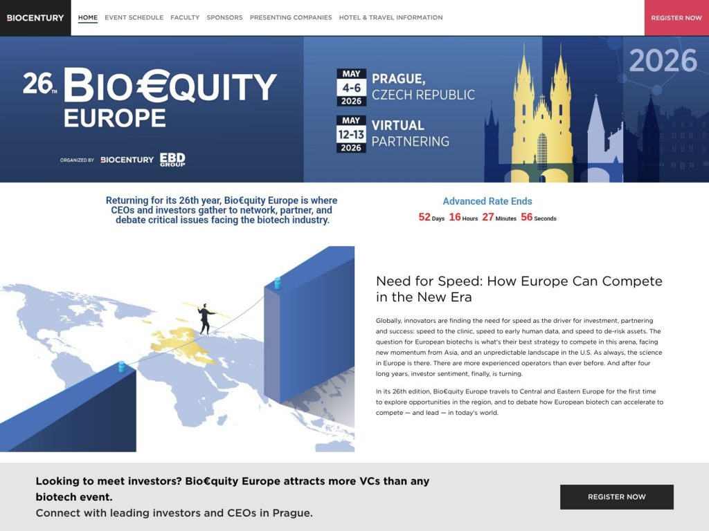Bio€quity Europe website