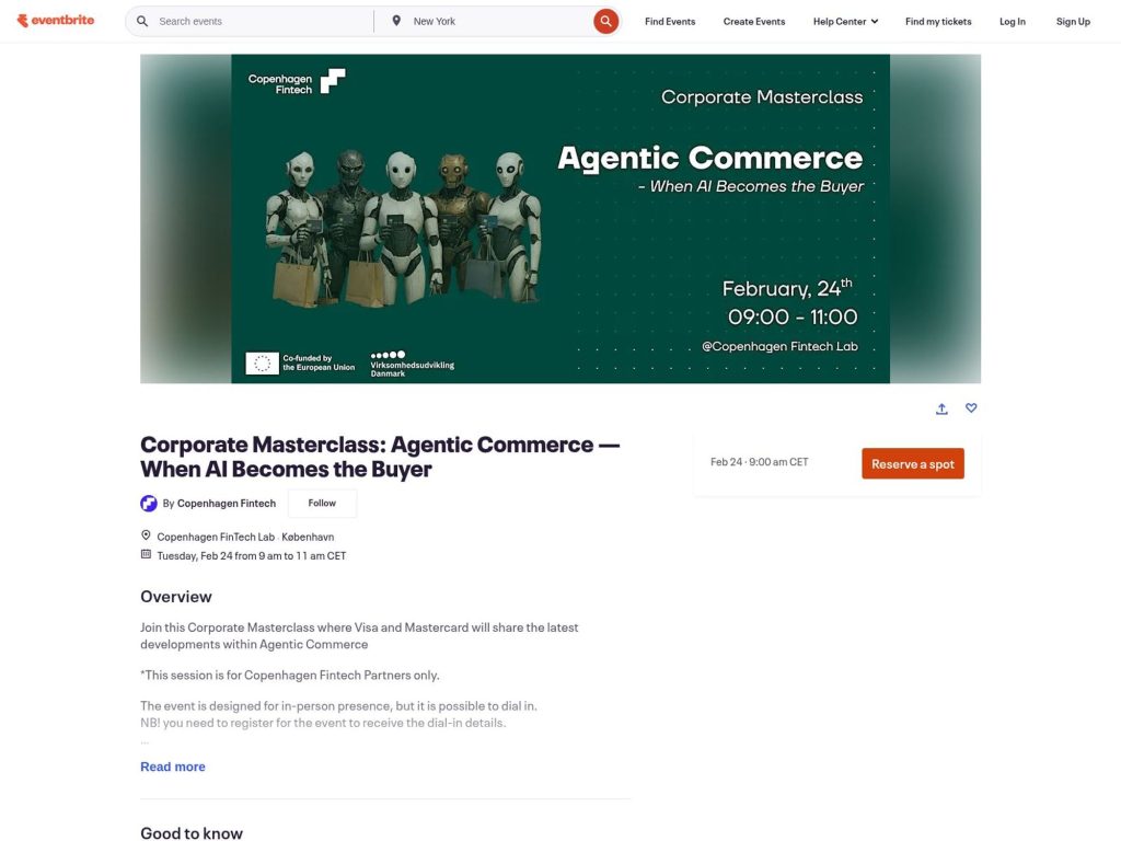 Corporate Masterclass: Agentic Commerce — When AI Becomes the Buyer