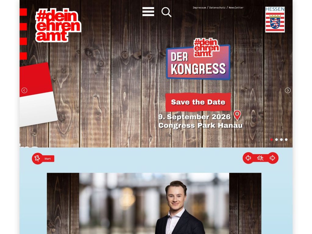 Dein Ehrenamt - Der Kongress website