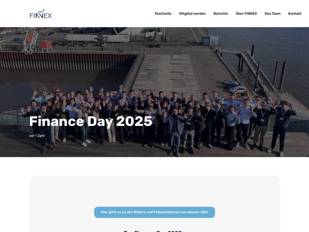 FINNEX Finance Day 2025 - Karriere und Kapitalmarkt für Studenten