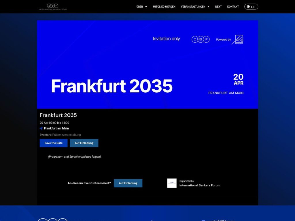 Frankfurt 2035 website