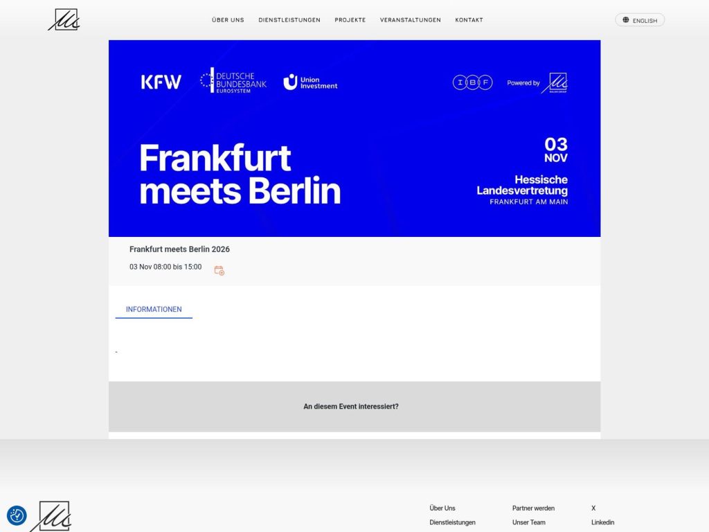 Frankfurt meets Berlin website