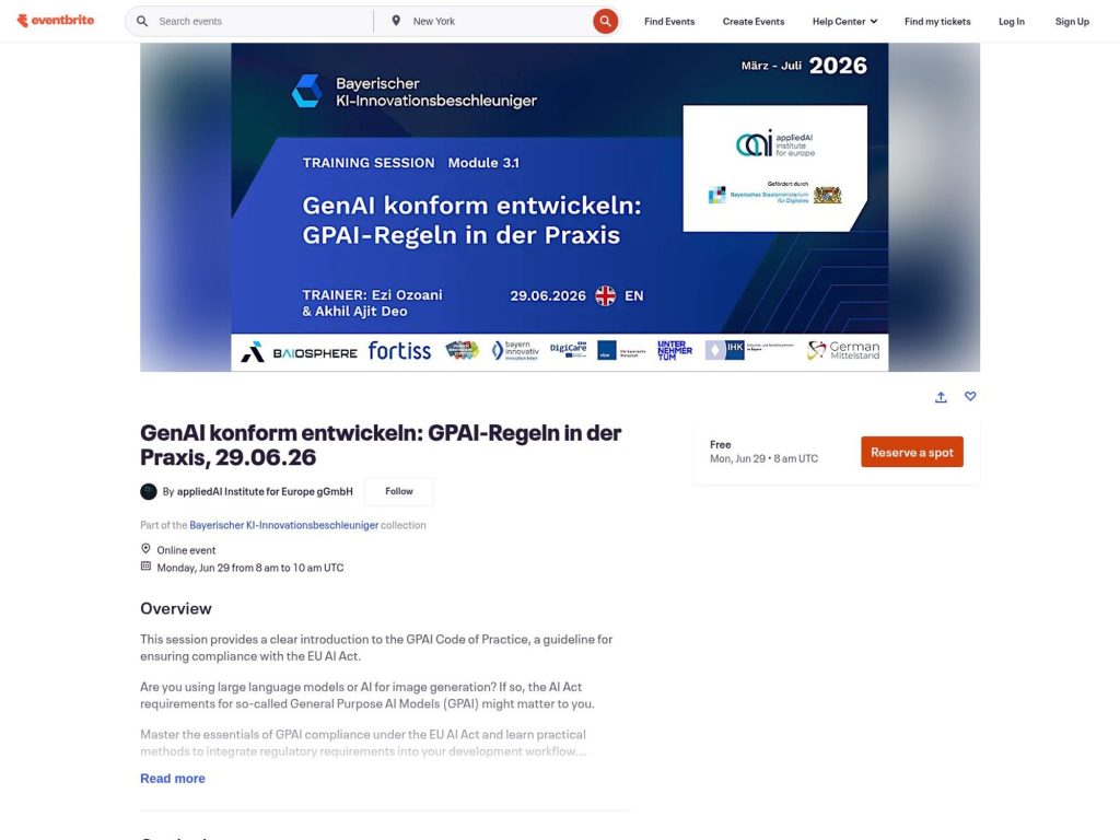 GenAI konform entwickeln: GPAI-Regeln in der Praxis website