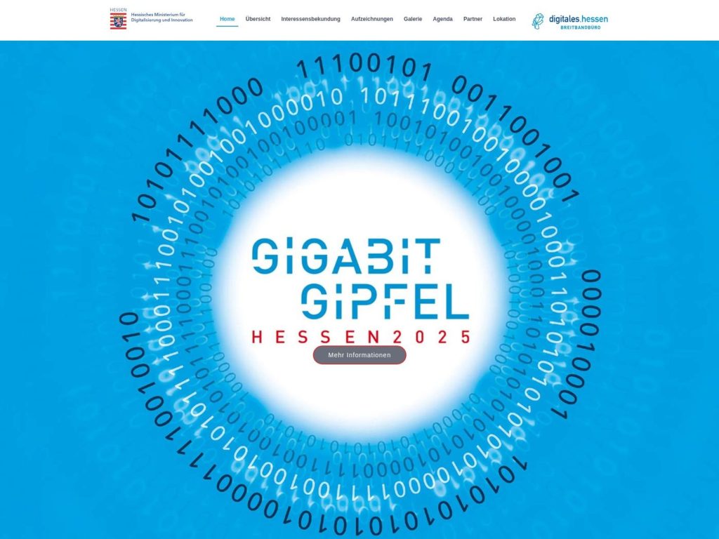 Gigabitgipfel Hessen 2026 website