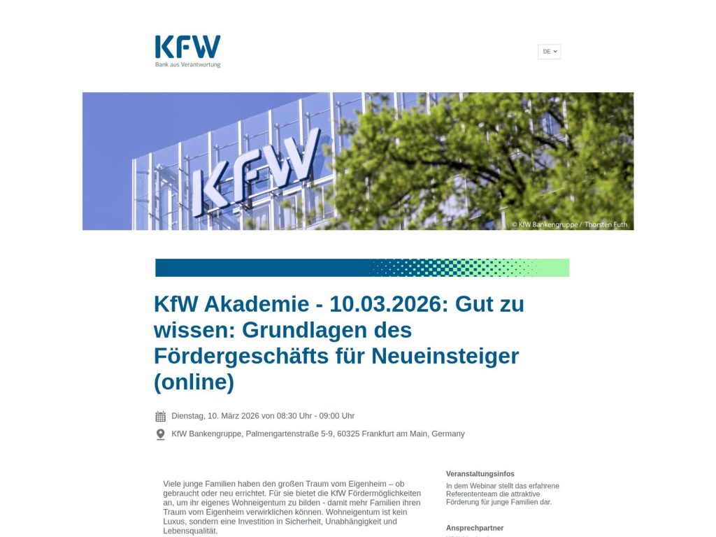 Gut zu wissen: Grundlagen des Fördergeschäfts für Neueinsteiger website