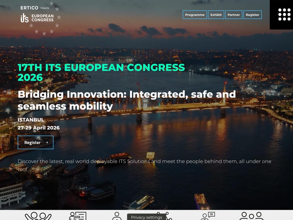 ITS Istanbul 2026 website