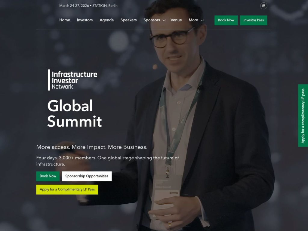 Infrastructure Investor Network: Global Summit image