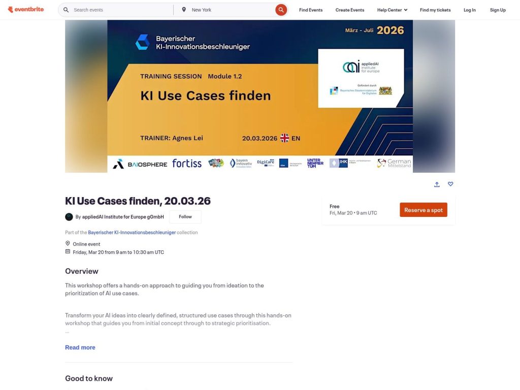 KI Use Cases finden website