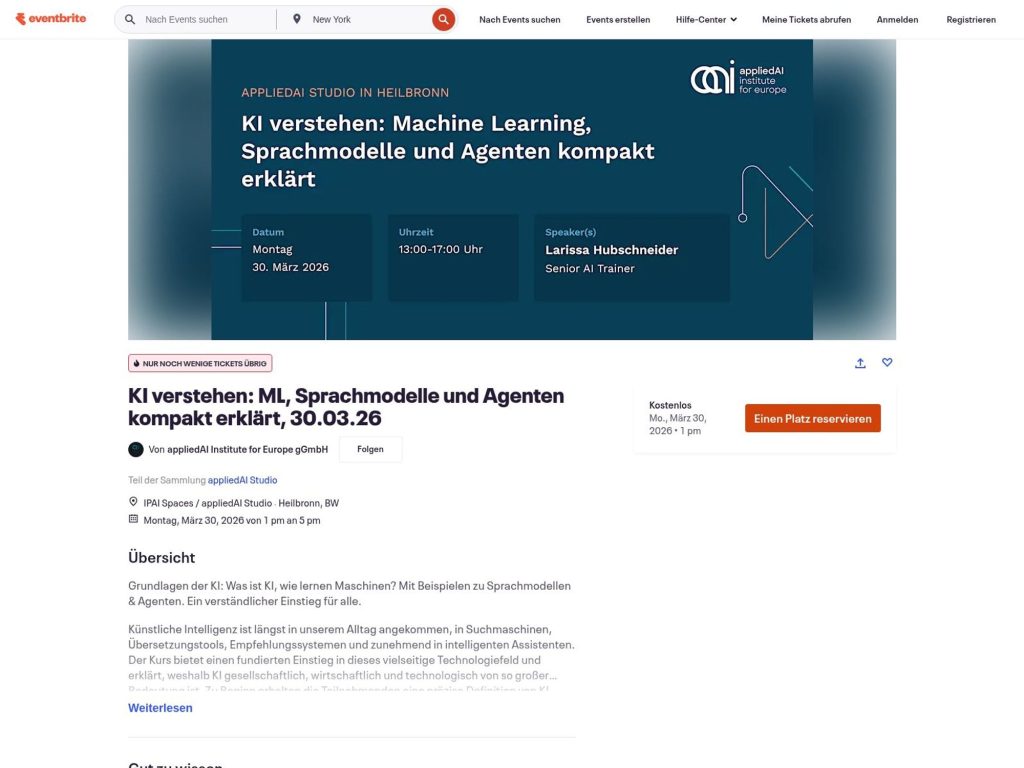KI verstehen: ML, Sprachmodelle und Agenten kompakt erklärt website