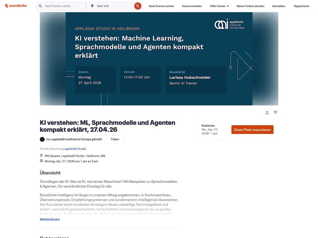 KI verstehen: ML, Sprachmodelle und Agenten kompakt erklärt website