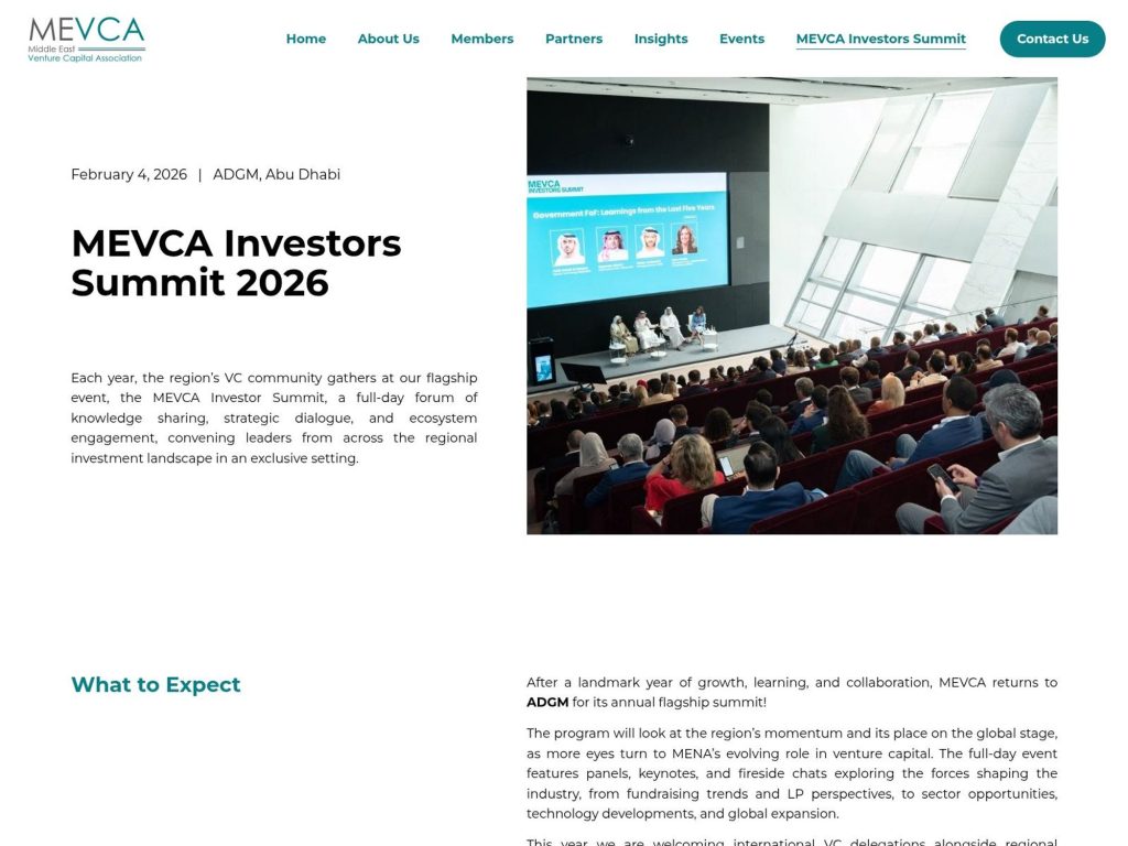MEVCA Investors Summit 2026