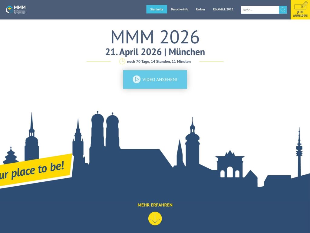 MMM 2026 website