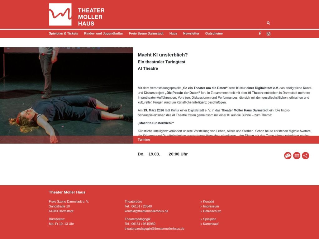 Macht KI unsterblich? website