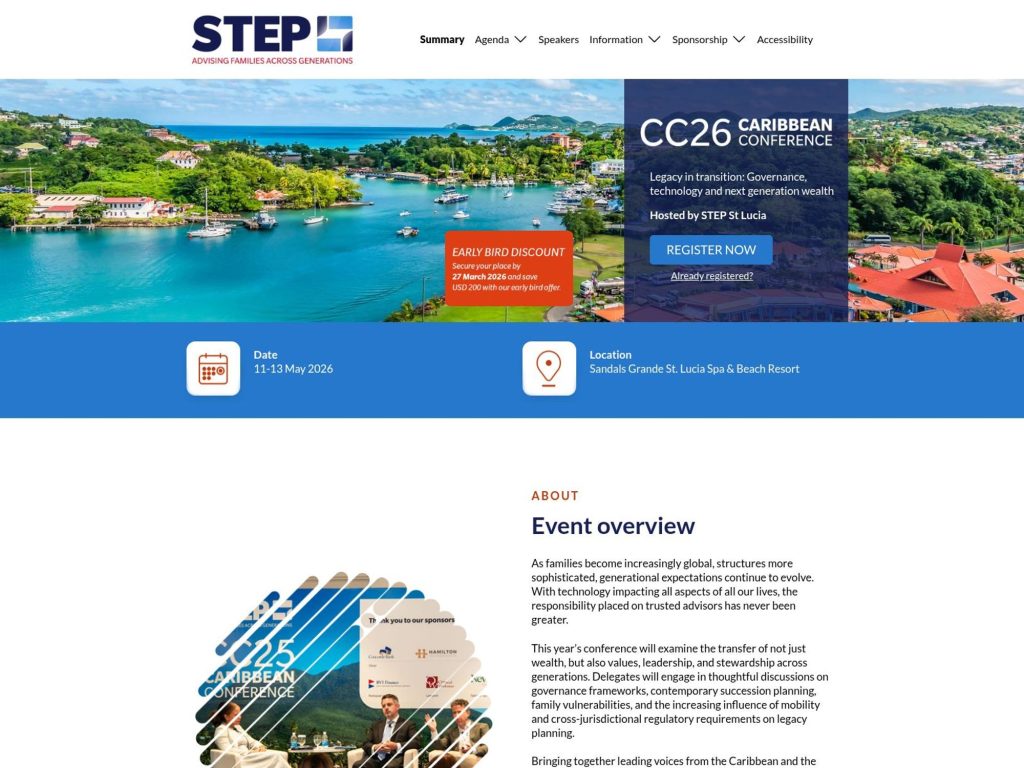 STEP Caribbean Conference 2026 website