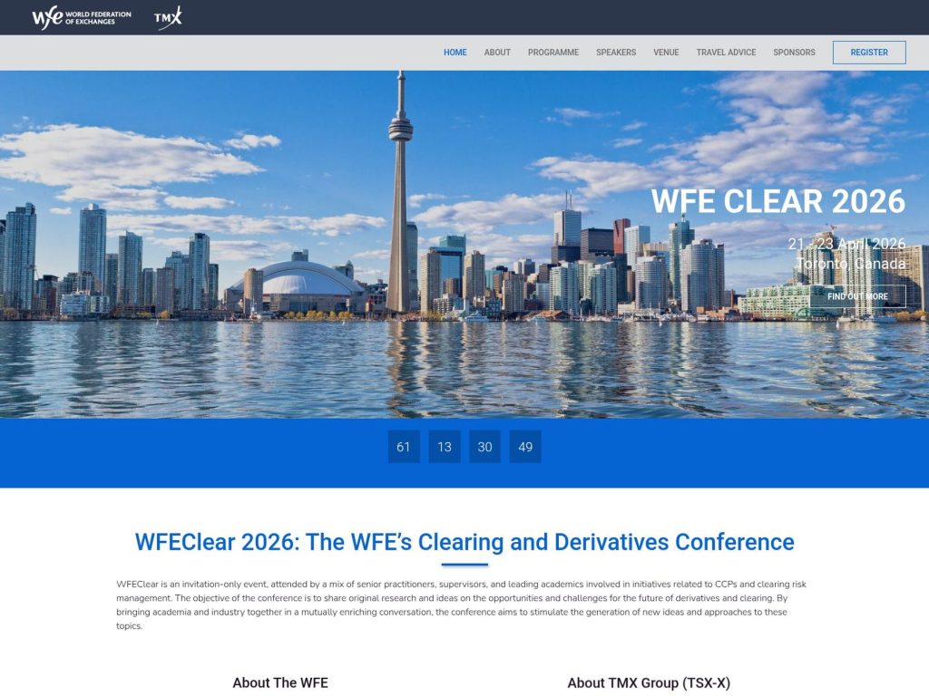 WFE Clear 2026 website
